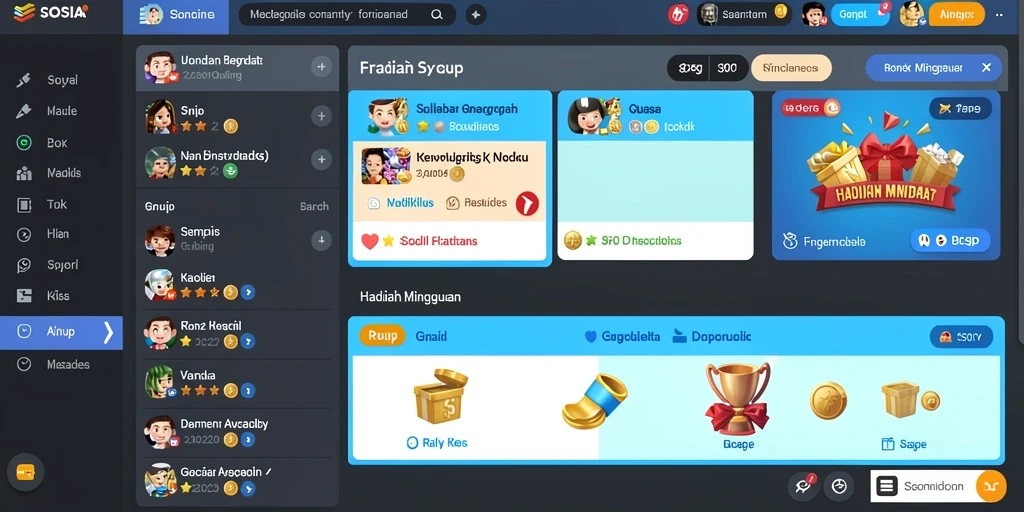 Tampilan antarmuka yang user-friendly dan intuitif.