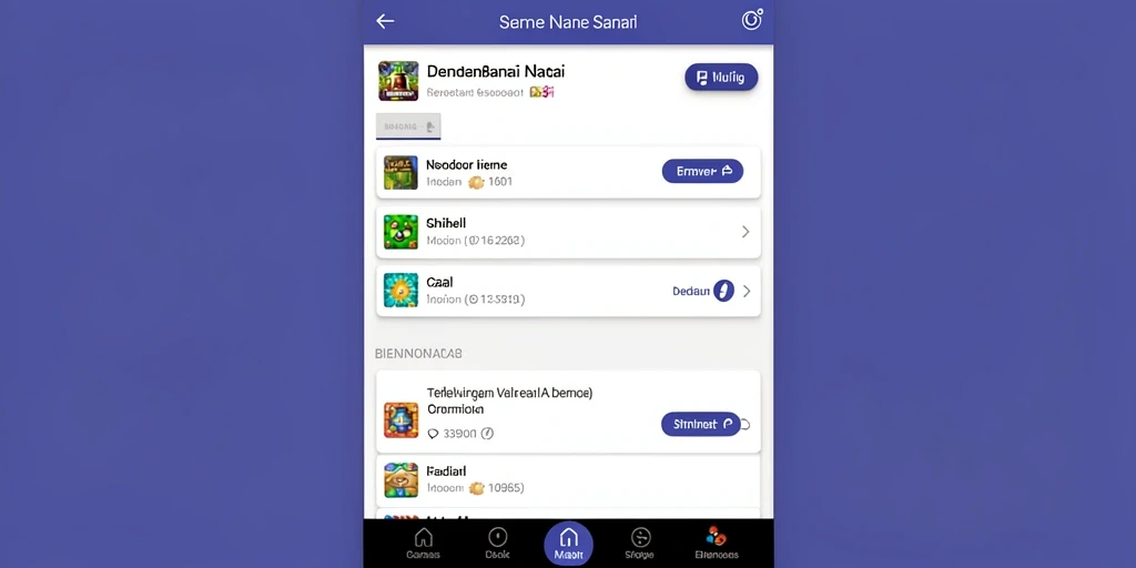 Screenshot pertama menunjukkan tampilan awal permainan yang menarik.