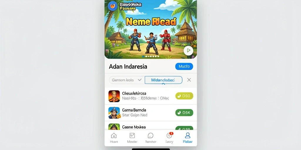 Tampilan antarmuka yang user-friendly.