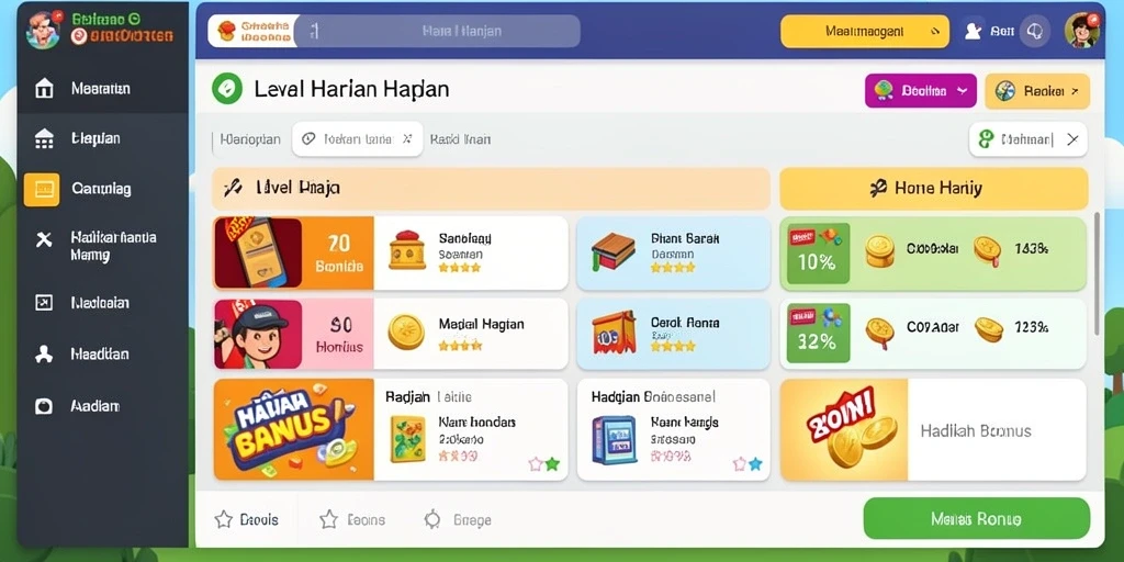 Tampilan antarmuka yang user-friendly dan mudah dinavigasi.