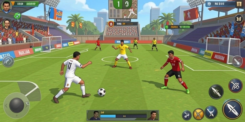 Screenshot menampilkan gameplay seru di level tinggi.