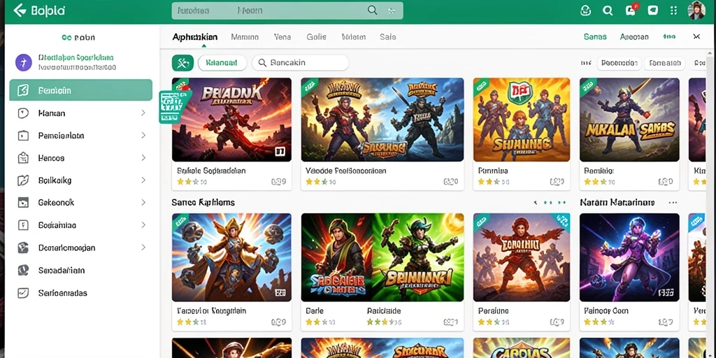 Tampilan antarmuka KAPALTOGEL yang intuitif dan modern.