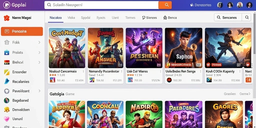 Tampilan antarmuka yang sederhana dan intuitif.