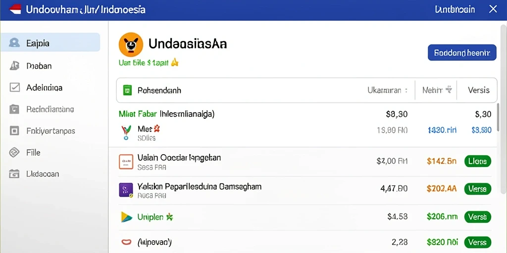 Tampilan utama KERANGWIN yang intuitif dan menarik.