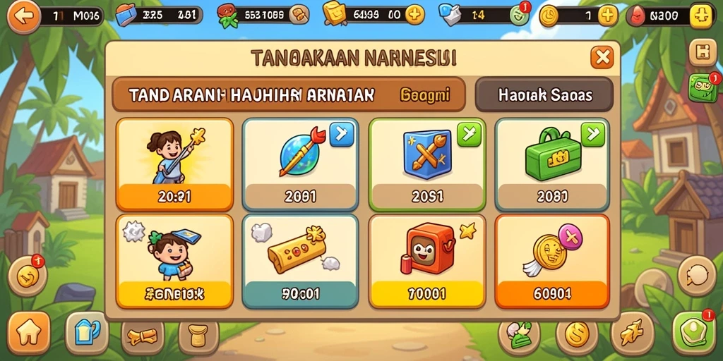Tampilan antarmuka yang bersih dan menarik.