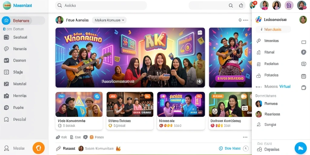 Tampilan antarmuka yang menarik dan mudah dinavigasi.