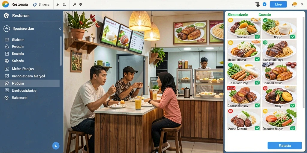 Tampilan antarmuka yang menarik dan mudah dinavigasi.