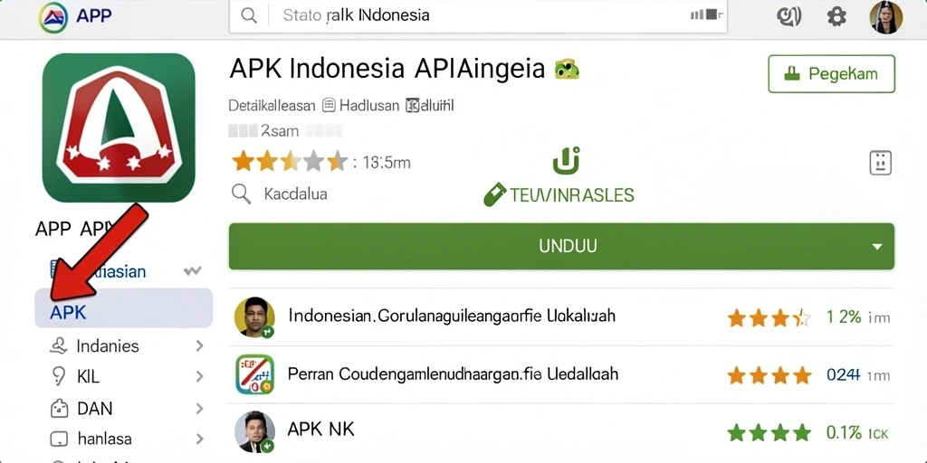 Tampilan utama aplikasi dengan navigasi yang intuitif.