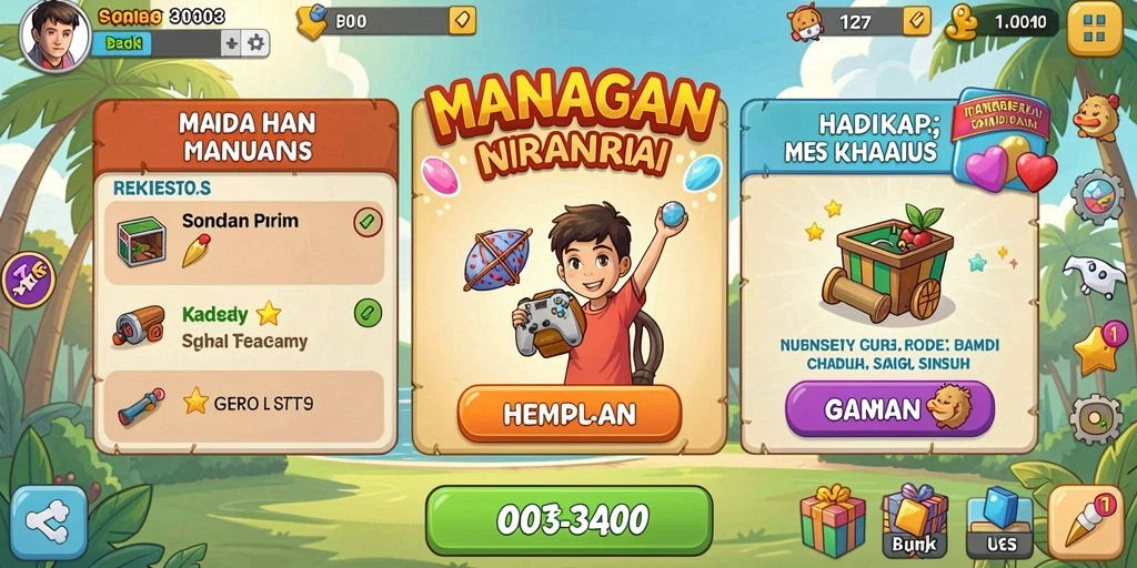 Tampilan antarmuka yang ramah pengguna.
