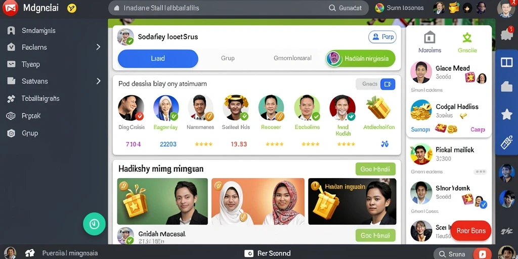 Screenshot menunjukkan antarmuka permainan yang menarik.
