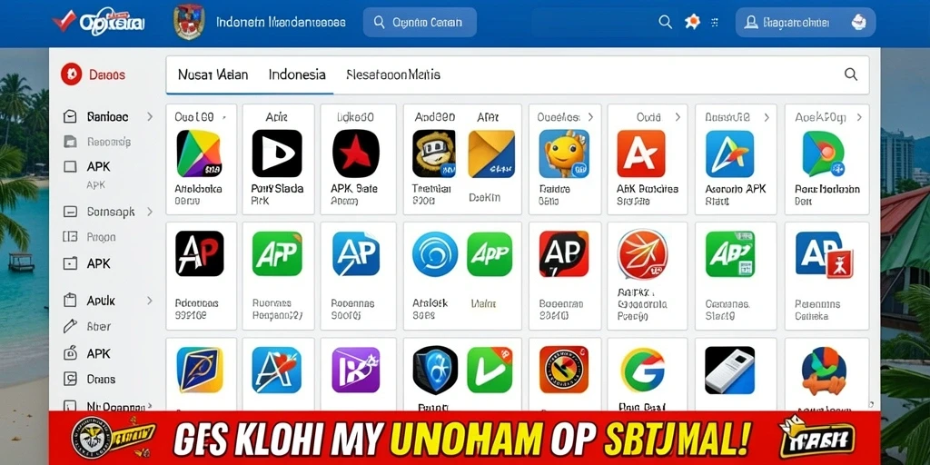 Tampilan utama aplikasi VC55 yang menarik.